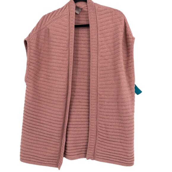 Chico's Pink Sleeveless Cardigan | Perfect for Any Season - Picture 1 of 6
